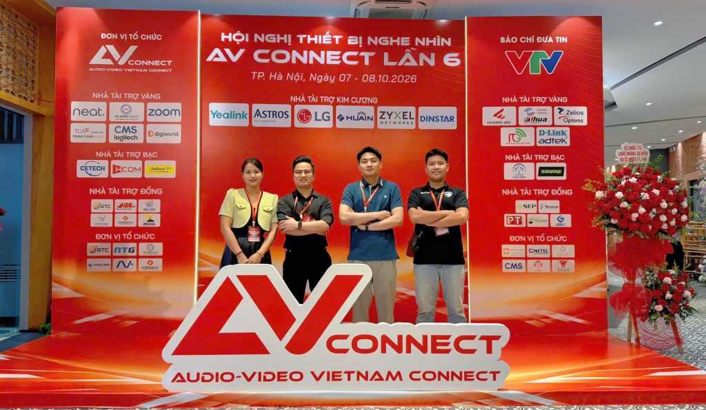 1SS tại AV Connect 2026 trưng bày giải pháp phòng họp thông minh và thiết bị viễn thông